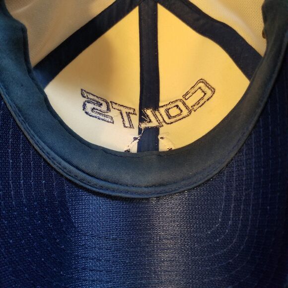 Puma Indianapolis Colts Vintage Pro Line Blue Mens Gradiant Hat NFL Football Cap - Picture 11 of 12